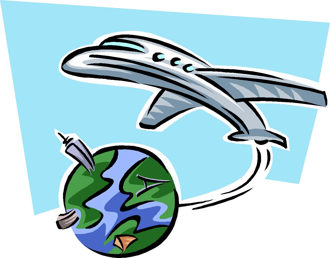 travel abroad clipart - photo #42